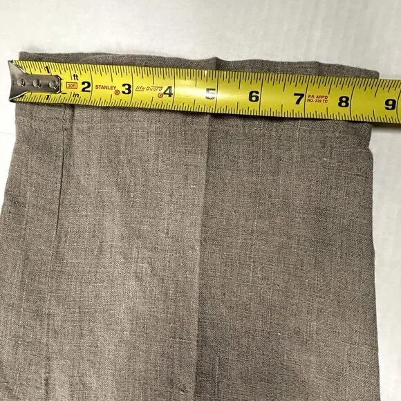 100% Linen Relax‎ Pants Mens 56X29 Beige Drawstring Vacation Resort Beach EUC - Picture 7 of 9